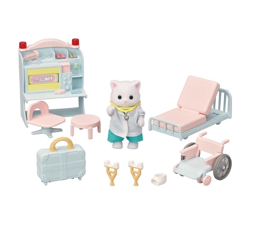 Sylvanian Families Set Doctora Ternurines Calico Critters-1