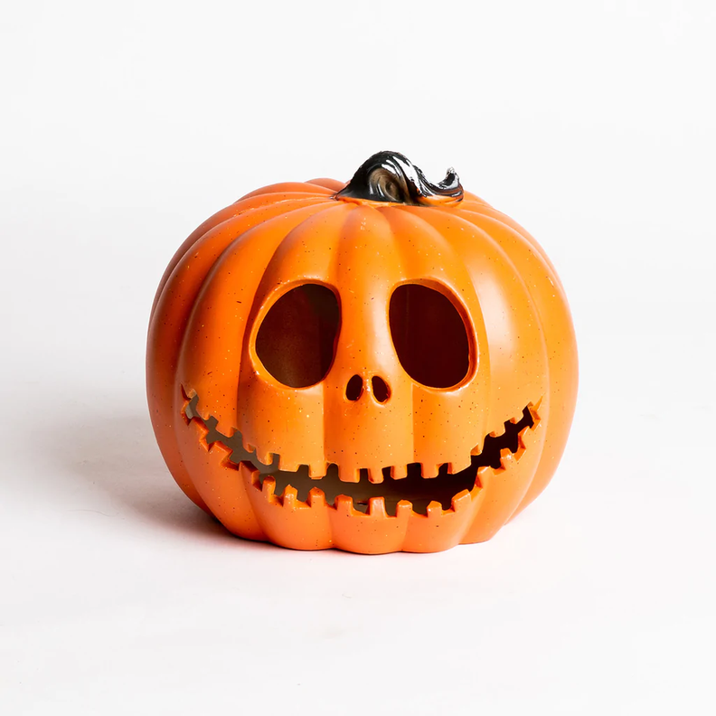 Calabaza Con Luz Led 24 X 20 Cm Decoración Halloween-0