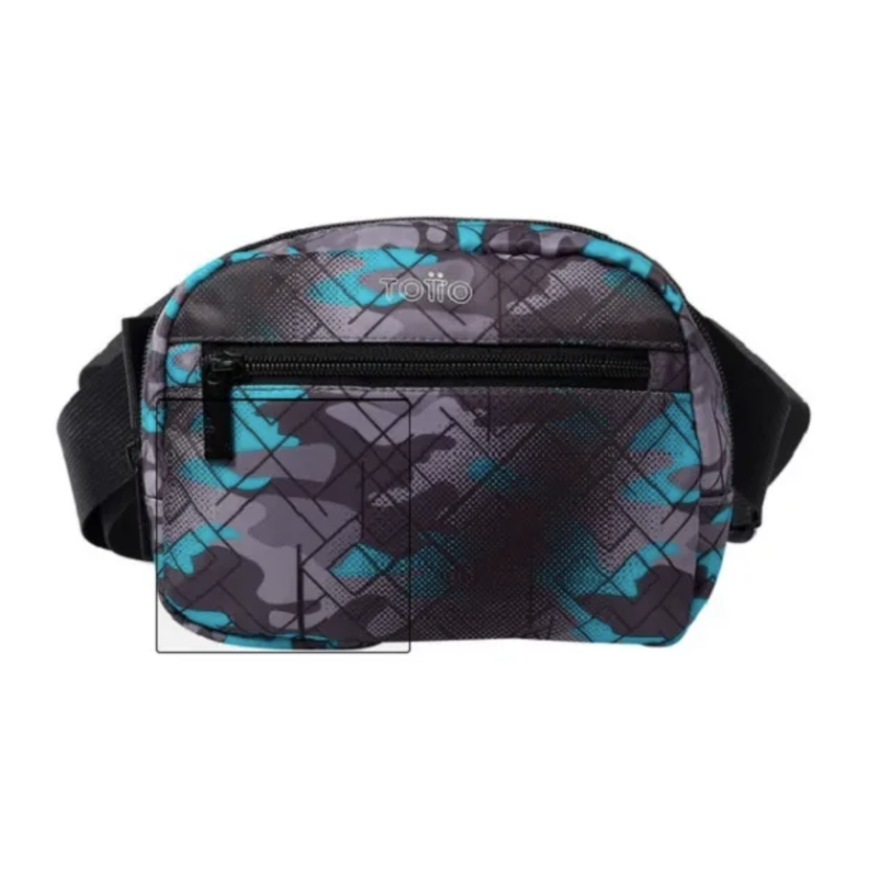 Banano Canguro Bolso Totto Varon Gris Negro