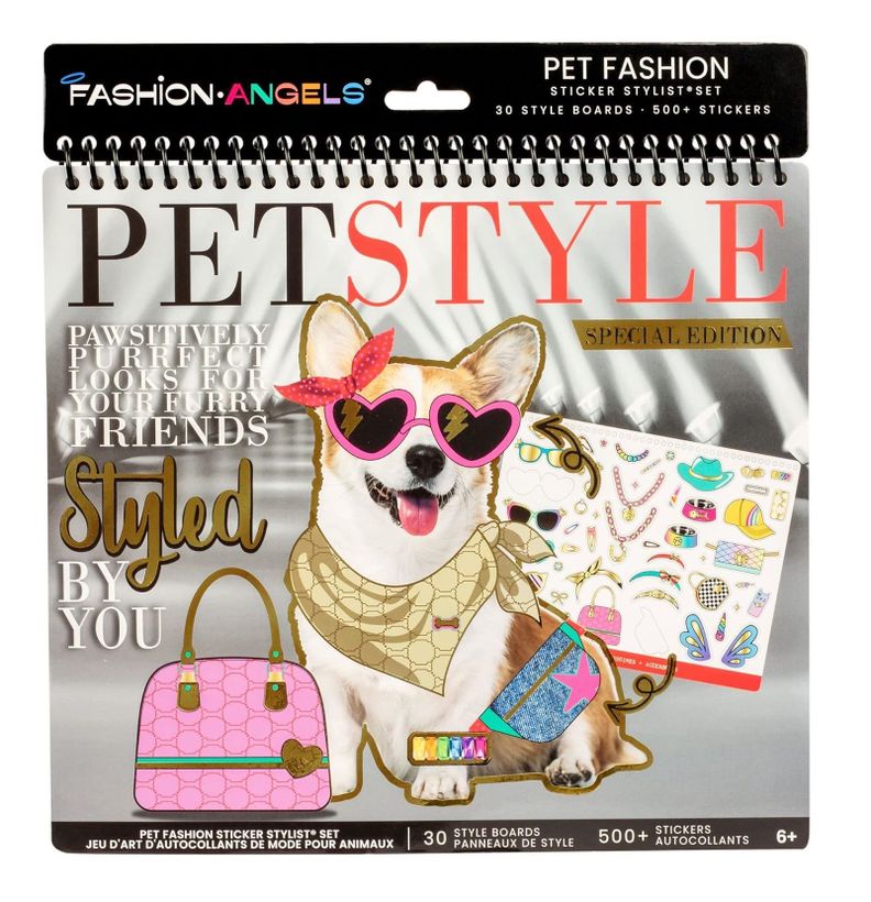 Libreta Cuaderno Mascotas Pet Style Portafolio Fashion Angel