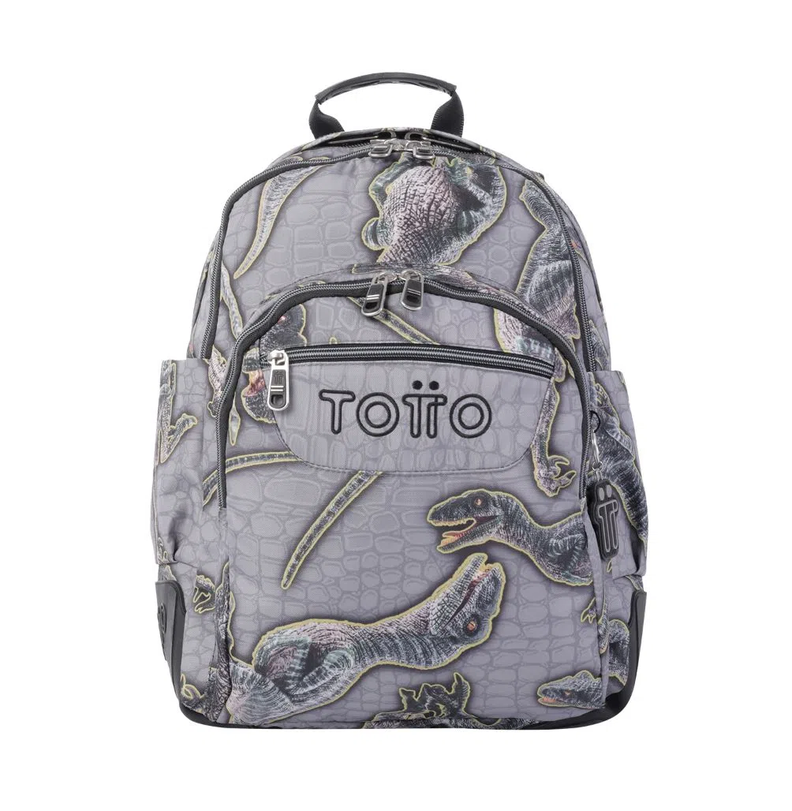 Mochila Escolar Dinosaurios Para Niño Niñas Crayoles -0