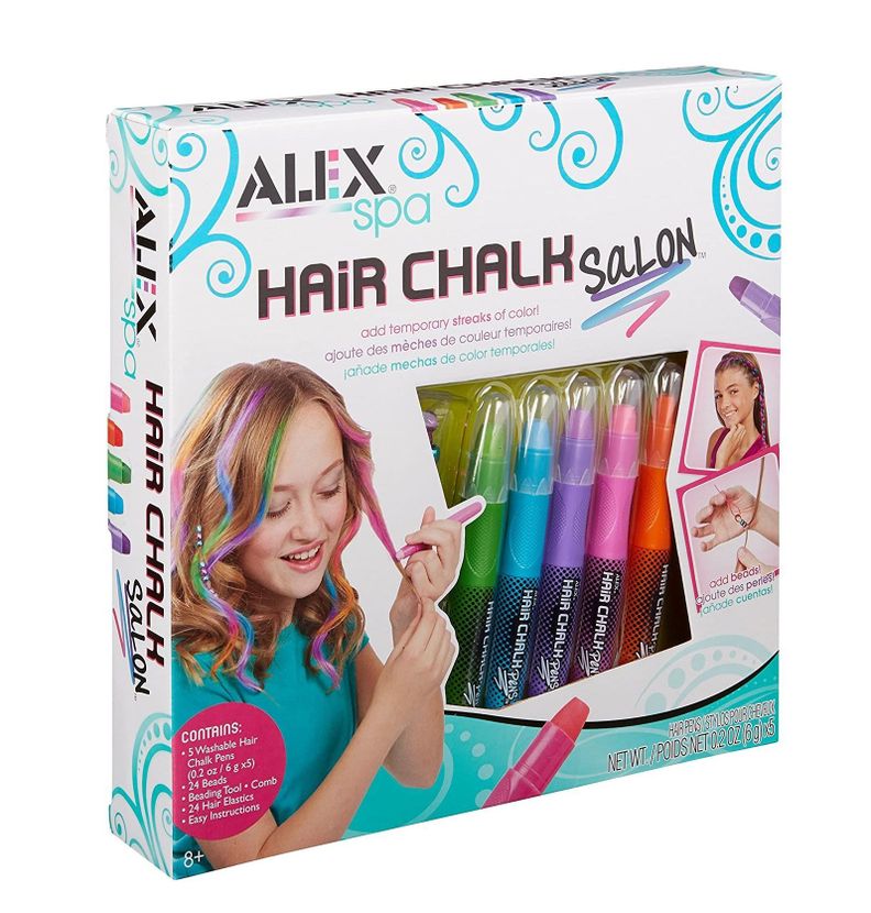 Set De Tizas Para El Pelo Colores Tintura Niña Alex -0