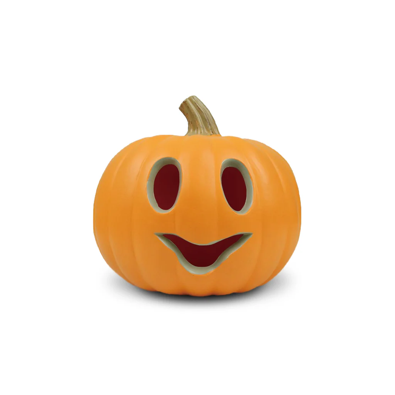 Calabaza Con Luz Led 23x22cm Decoración Halloween-0