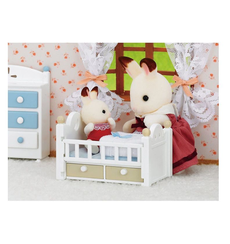 Sylvanian Families 5017 Set Cuna Conejo Chocolate-3