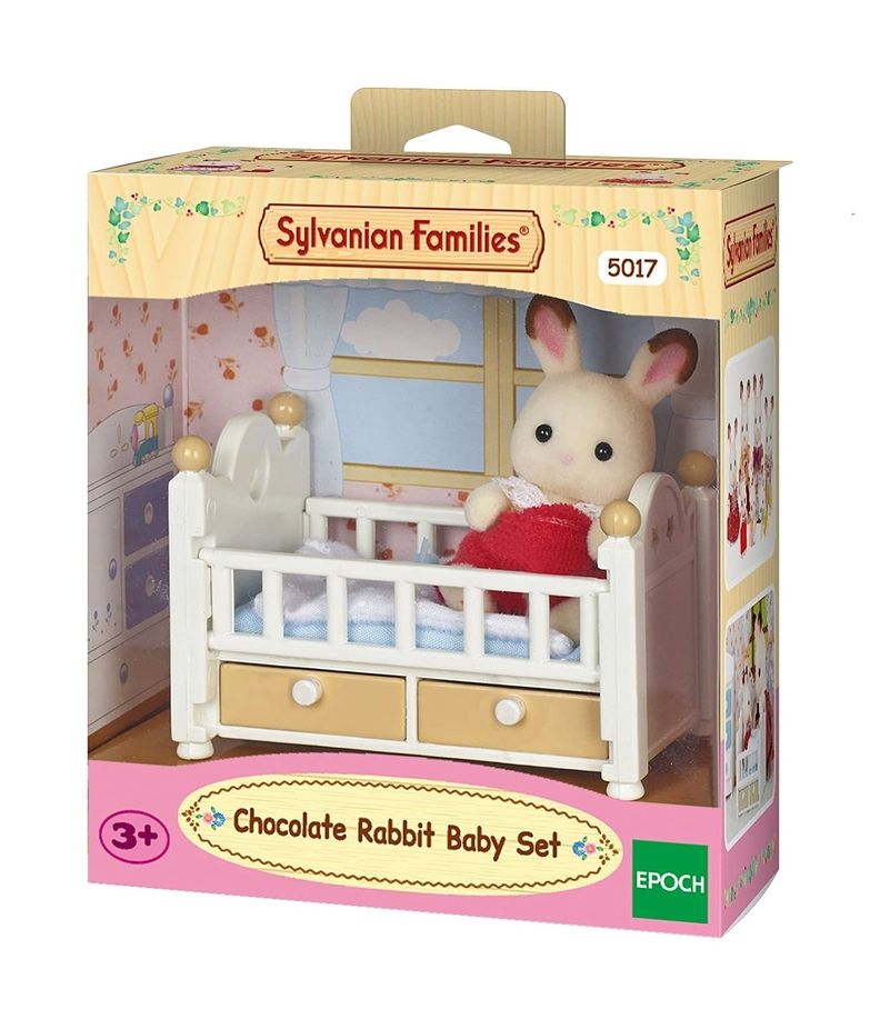 Sylvanian Families 5017 Set Cuna Conejo Chocolate-0