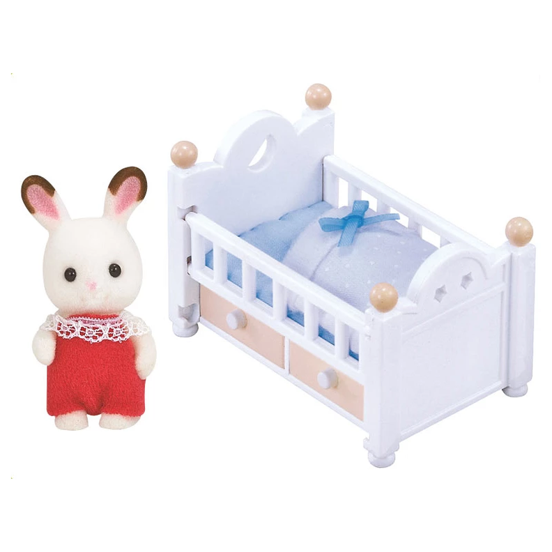 Sylvanian Families 5017 Set Cuna Conejo Chocolate-2