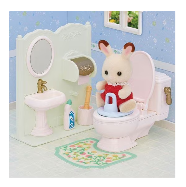 Set Juego De Baño Sylvanian Families Ternurines Juguete-2