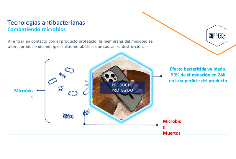 Carcasa Brillo iPhone 14 Pro Max Magsafe Antibacterial Mata 99%-3