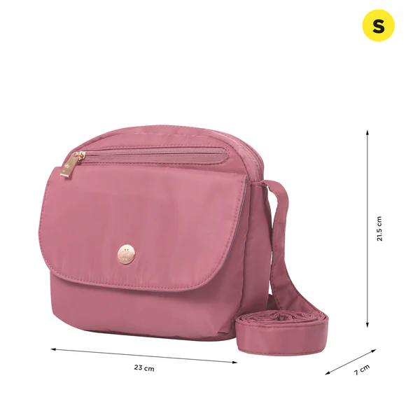 Bolso Cartera Corneana Rosada Mujer Porta Tablet De 8 Totto-1