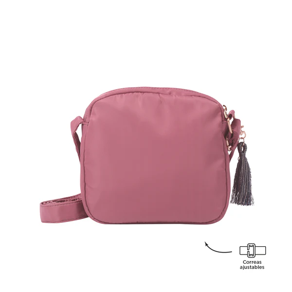 Bolso Cartera Corneana Rosada Mujer Porta Tablet De 8 Totto-3