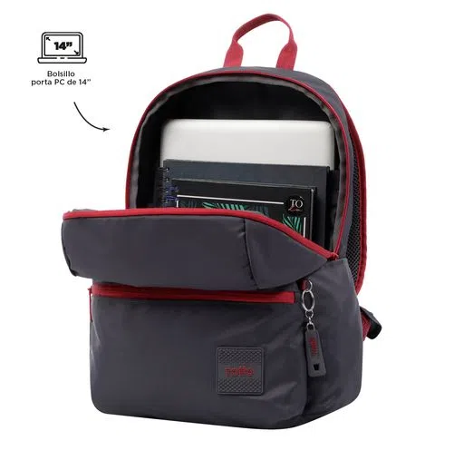 Mochila Bolso Totto Urbana Escolar Porta Pc 14-2