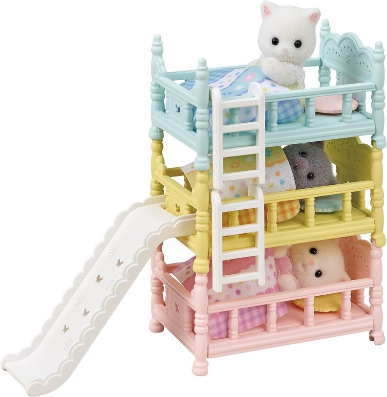Triple Bunk Beds Camarote 5741 Sylvanian Families Juguete-2