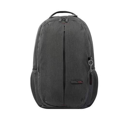 Mochila Bolso Gris Interior Rojo Porta Pc Totto -0