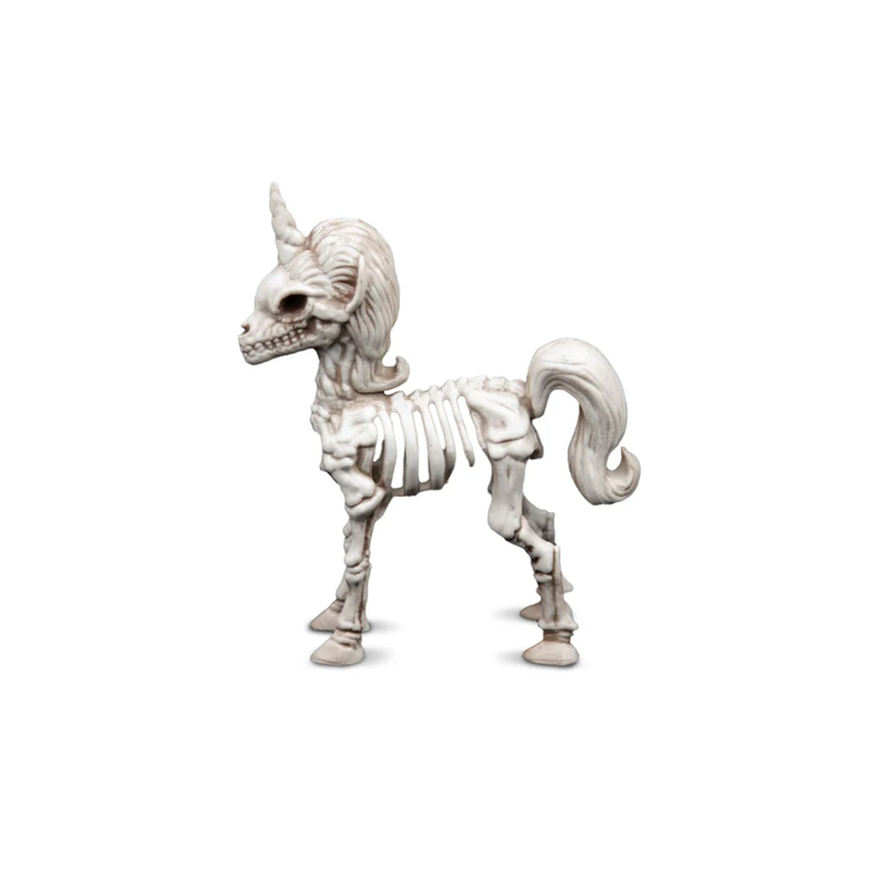 Esqueleto Unicornio 21x17cm Decoración Halloween F&m-0
