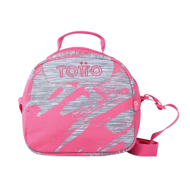 Lonchera Escolar Borrador Rpet Rosado Totto Niña Dina-0