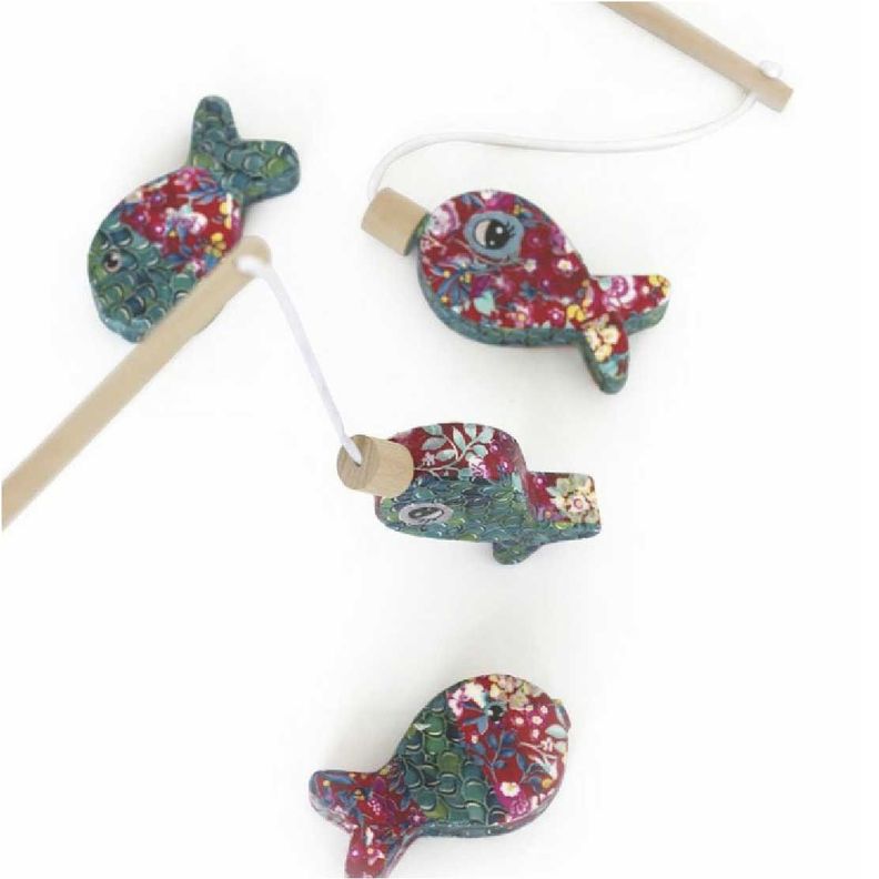 set para crear pesca magnetica  manualidades para niiños-5