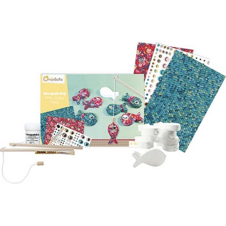 set para crear pesca magnetica  manualidades para niiños-2