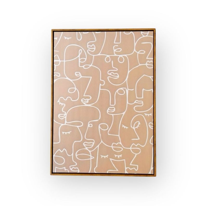 Cuadro Mural Canvas Caras