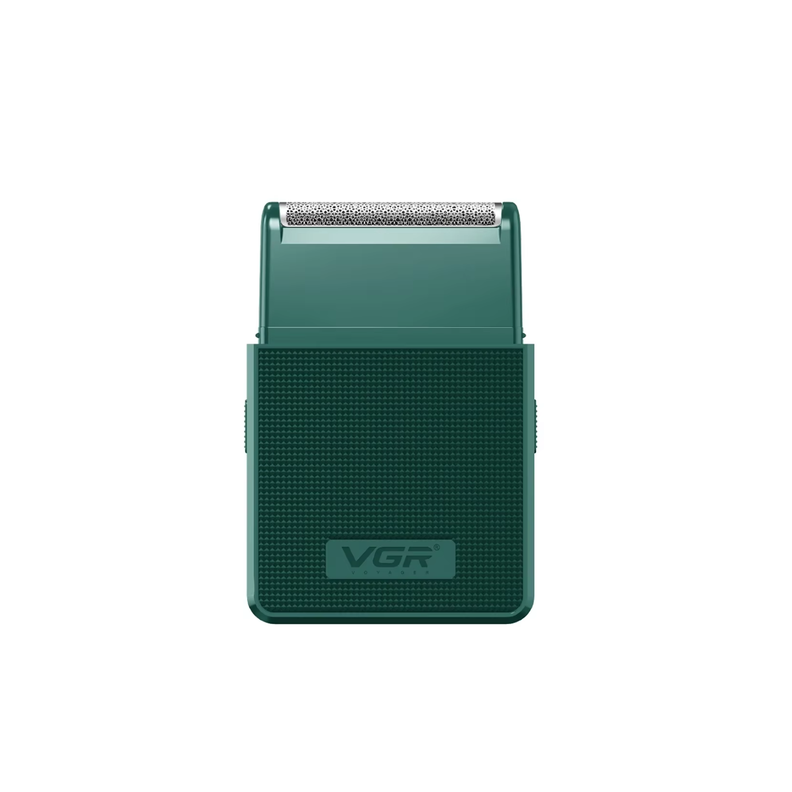 Afeitadora Electrica Portatil 2en1 Trimmer VGR V-376 Verde