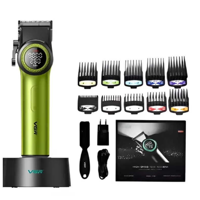 Cortapelo Vgr 001 Para Cabello Color VERDE 9000rpm-0
