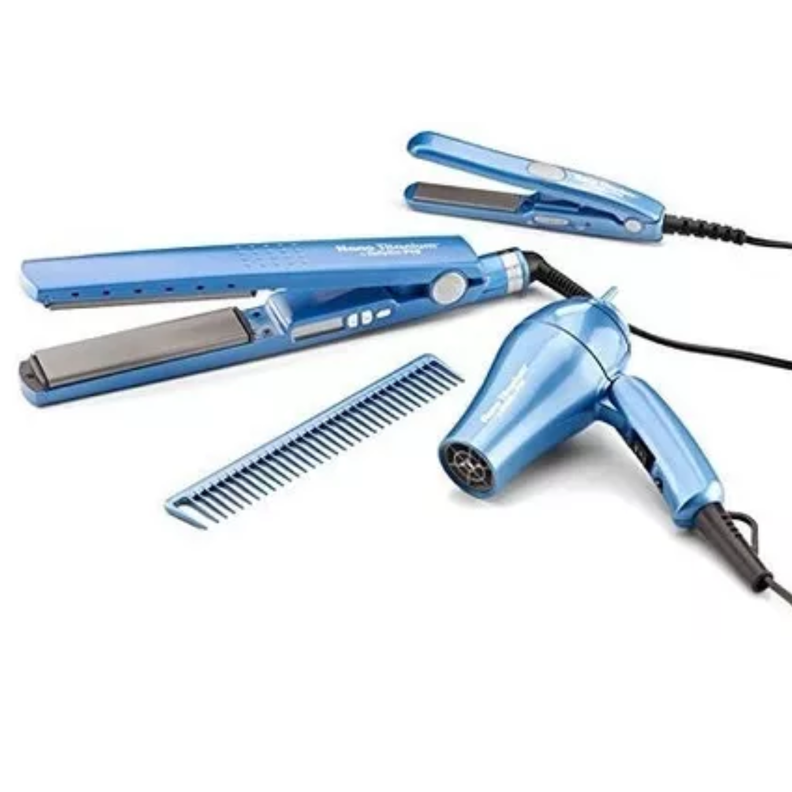 Kit Travel Planchas Y Secador Babylisspro 4 Unidades-1