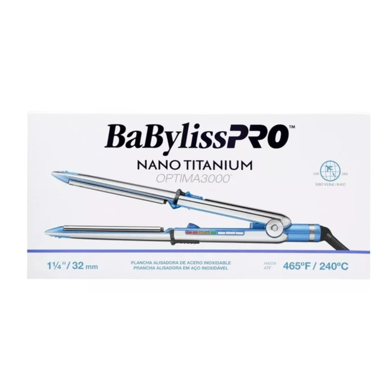 Babyliss Pro Plancha Alisadora Optima 3000 Azul 32mm-2
