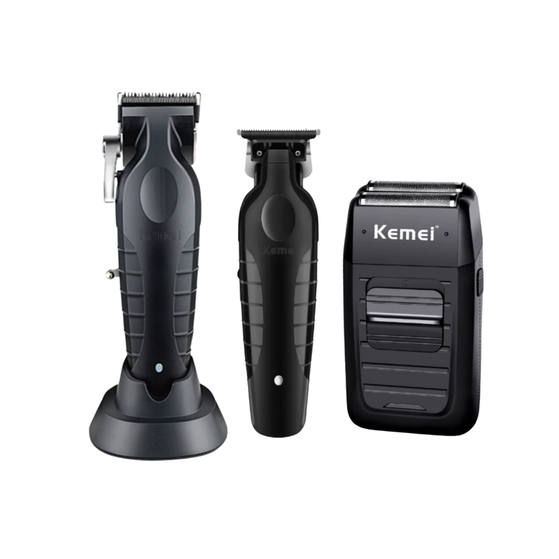 Combo KEMEI Clipper, Trimmer y Shaver-0