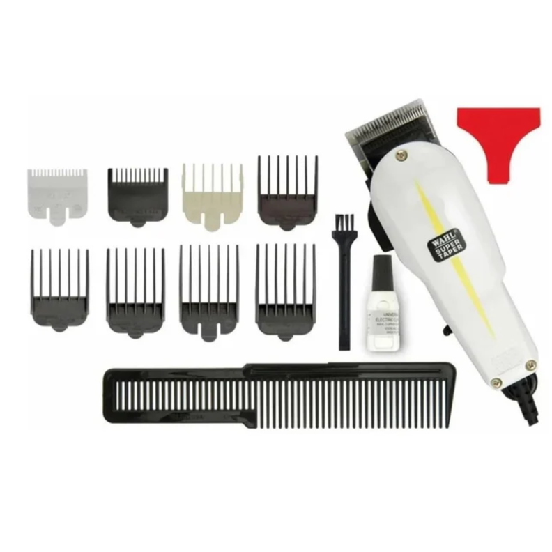 Cortadora de pelo Wahl Professional Super Taper blanca 220V-1