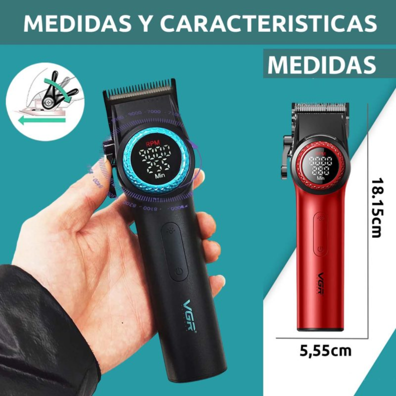 Máquina Cortapelo VGR001 Clipper Profesional Alta Potencia DLC-1