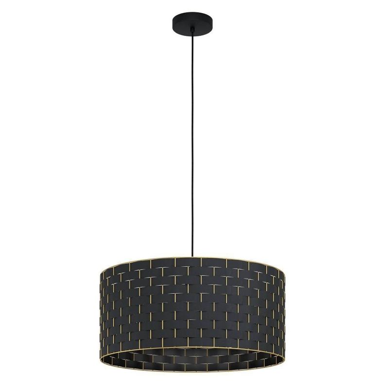 LAMPARA COLGANTE MARASALES ACERO NEGRO E27 1X40W IP20 COD.99525-0
