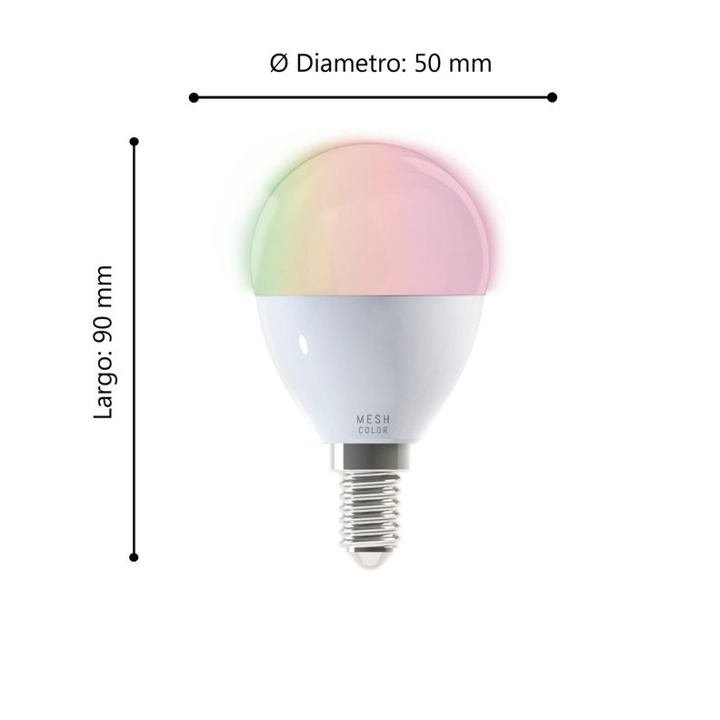 Ampolleta Eglo LED E14 RGB+TW 5W Cod.11672-2