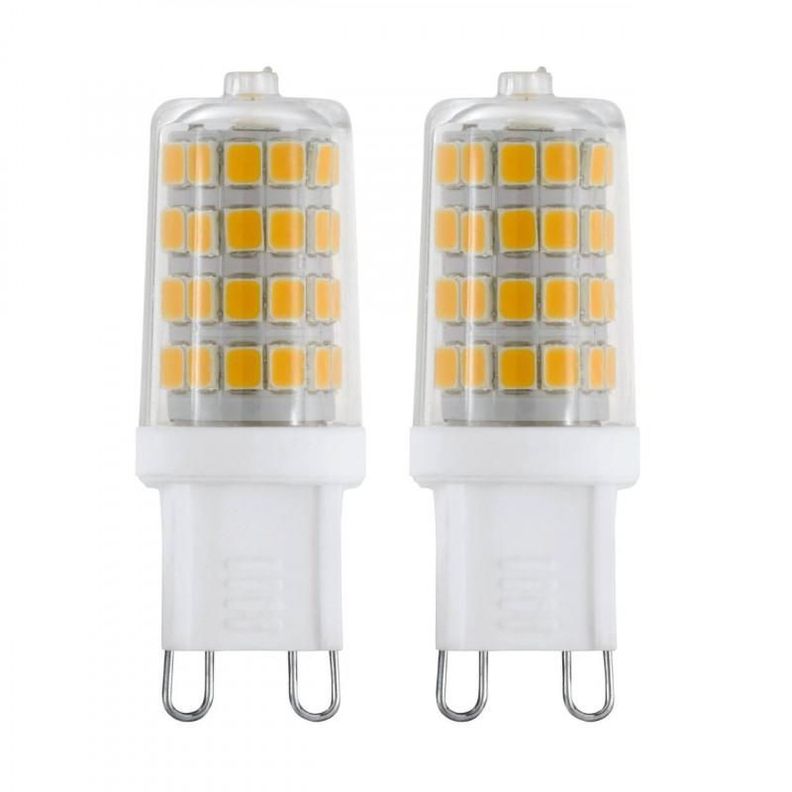 Ampolleta LMLED Acrílico Transparente 3W G9 LED PACK 2U Cod110155-0