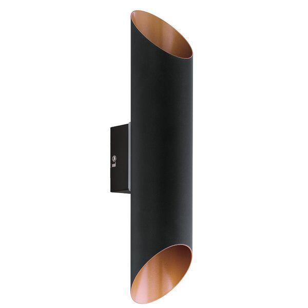 Lámpara Apliqué Led Agolada Negro, Cobre 2X4W Led incluida cod.94804-0