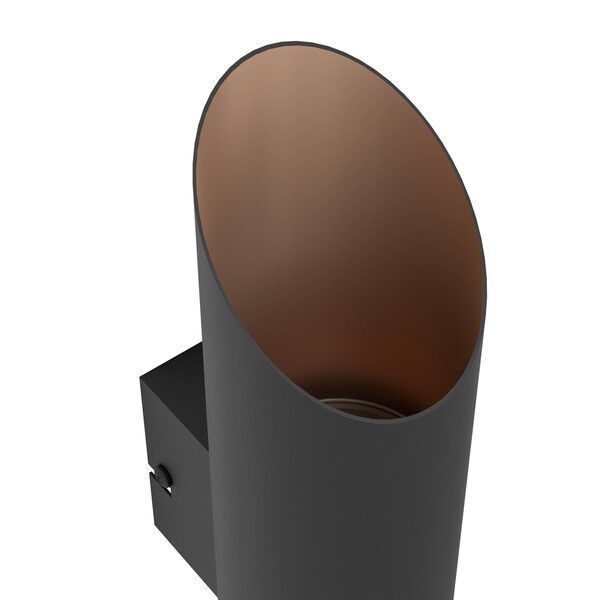 Lámpara Apliqué Led Agolada Negro, Cobre 2X4W Led incluida cod.94804-2