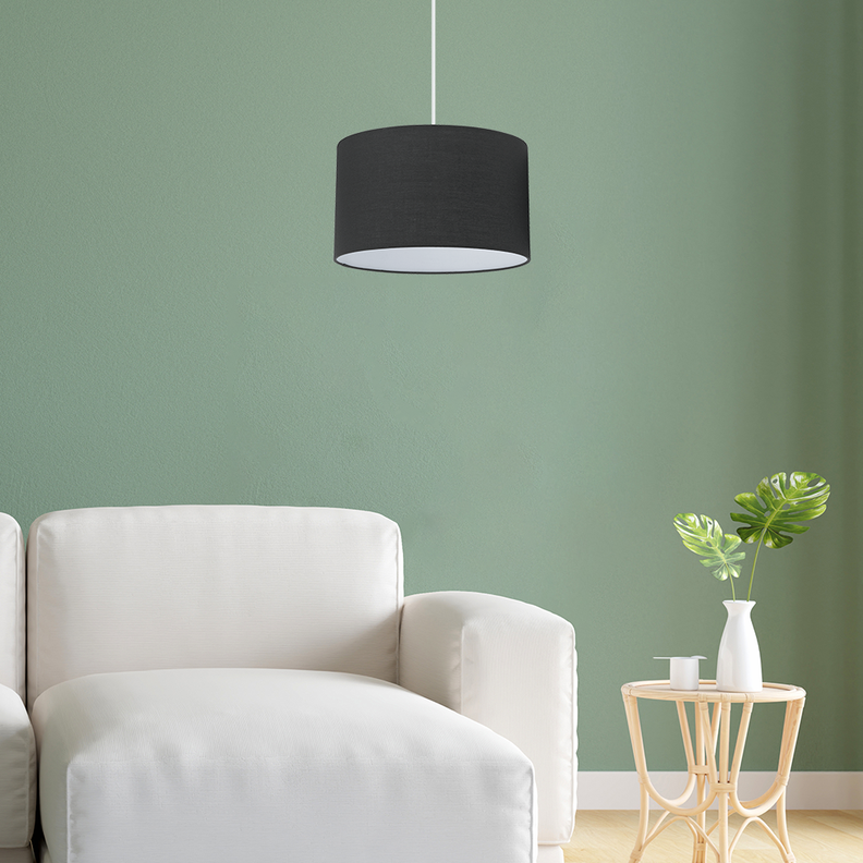 Lámpara Colgante Sitia Acrilico Negro E27 1X60W IP20 cod.79062-1