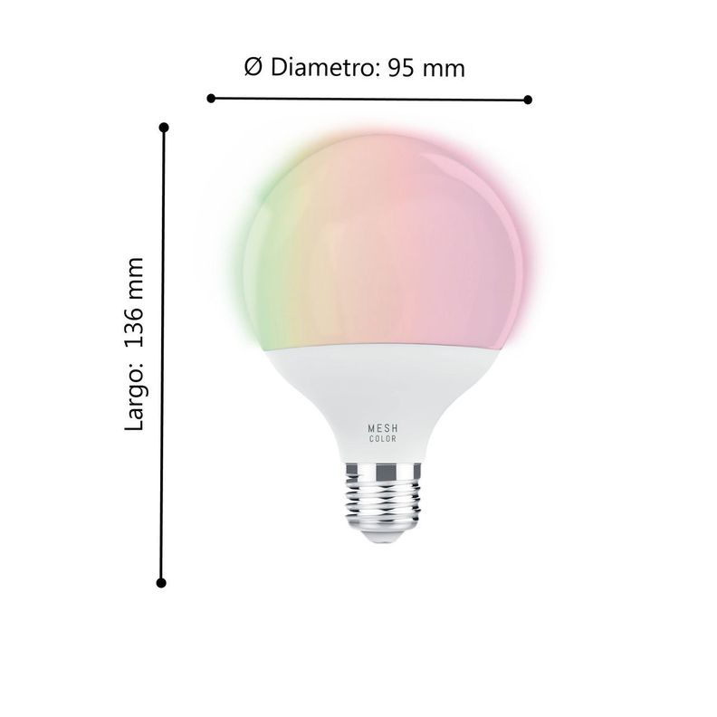 Ampolleta Eglo LED E27 INLCUIDA RGB COD.11659-3