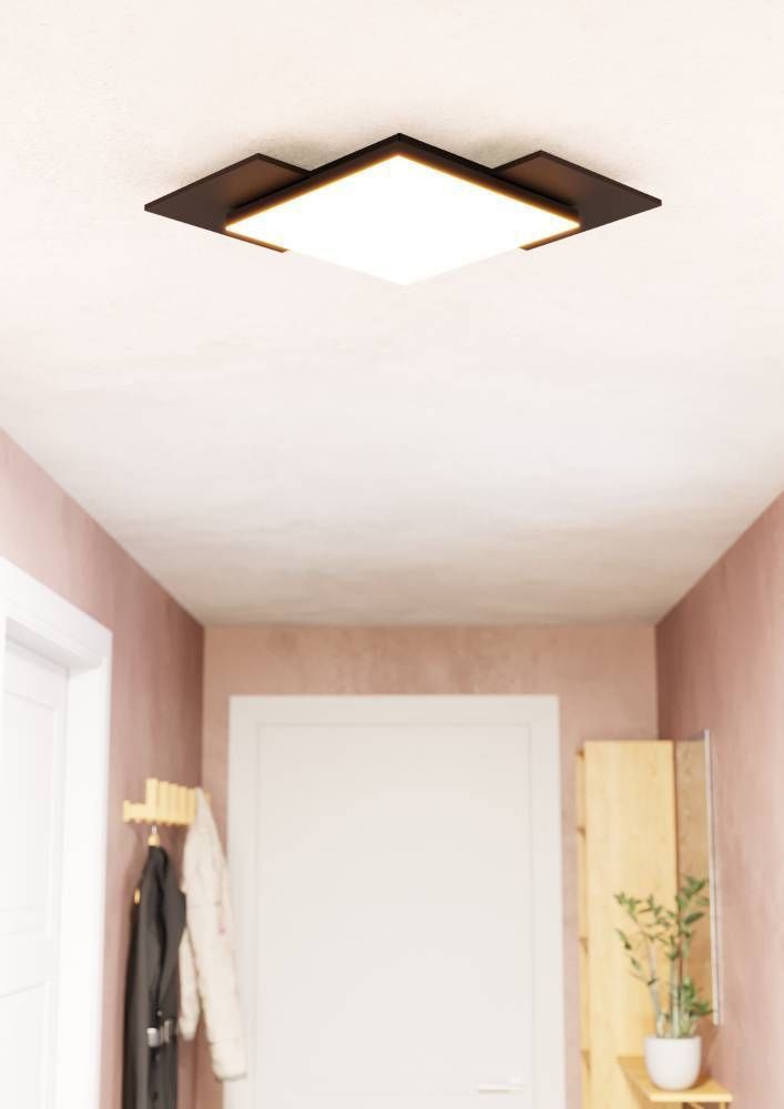Lámpara TechoTamuria Marrón Oscuro 11W IP20 Led incluida cod.99655-1