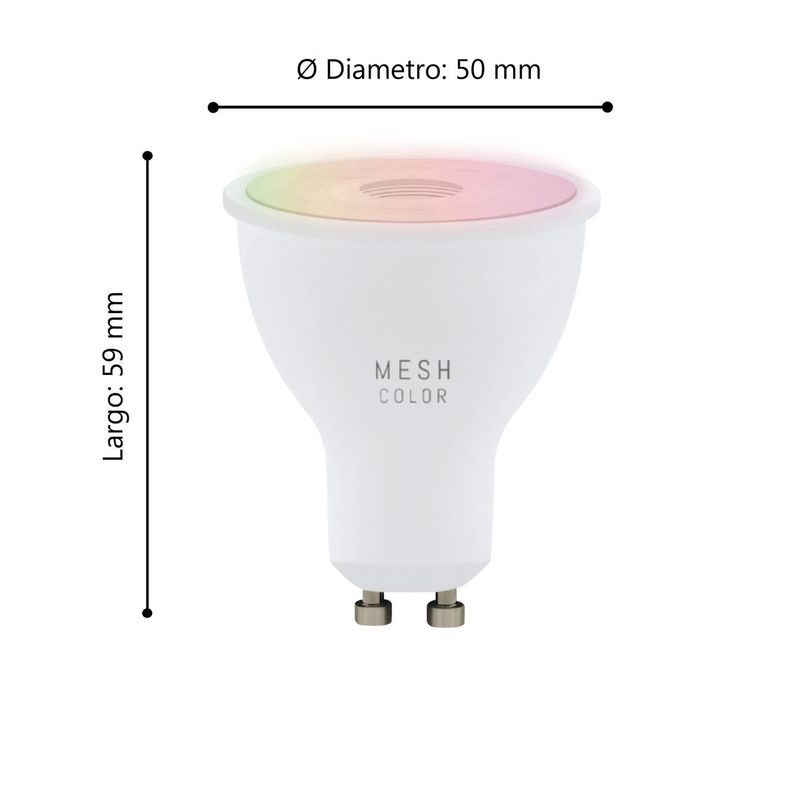 Ampolleta Eglo LED GU10 RGB 1X5W COD 12251-2
