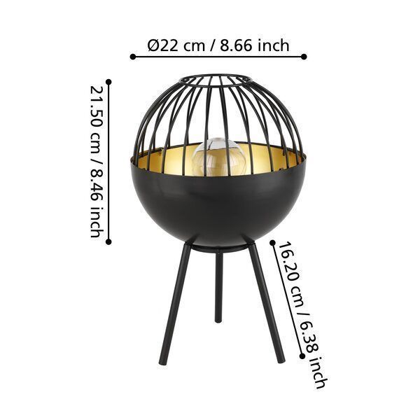  FOCO Z_SOLAR ACERO ORO NEGRO LED 10W IP44 COD.48923-1