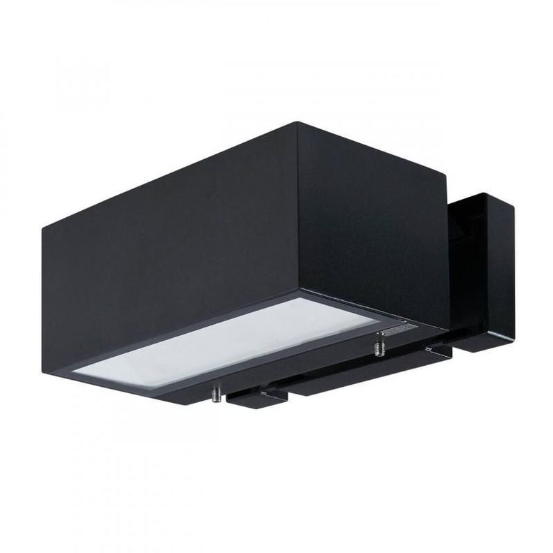 Lampara Aplique Spongano Exterior Aluminio Negro LED incluido 2X5w IP65 Cod.900885-2