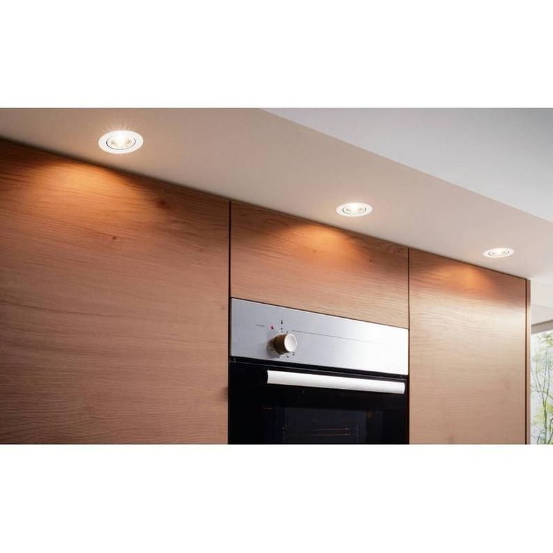 Foco Embutido Saliceto Blanco 88X88 led incluida IP20 cod.98301-1