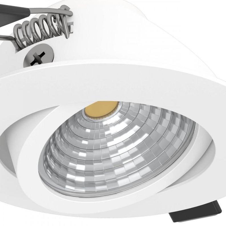 Foco Embutido Saliceto Blanco 88X88 led incluida IP20 cod.98301-2