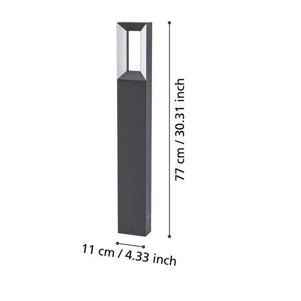 Lámpara Pie Riforano Aluminio Led inclusive 2X5W IP44 Cod98728-3