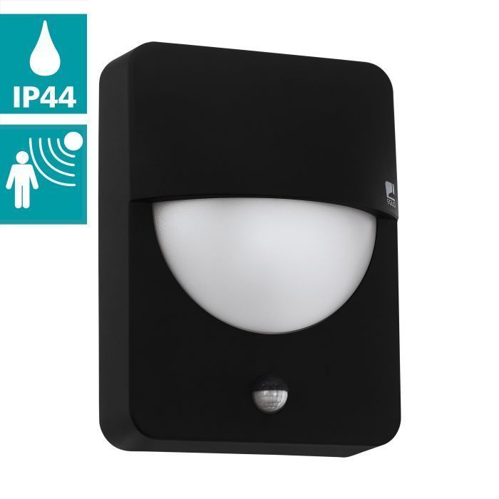 APLIQUE PARED SALVANESCO ACERO NEGRO E27 1X28W COD.98705-3