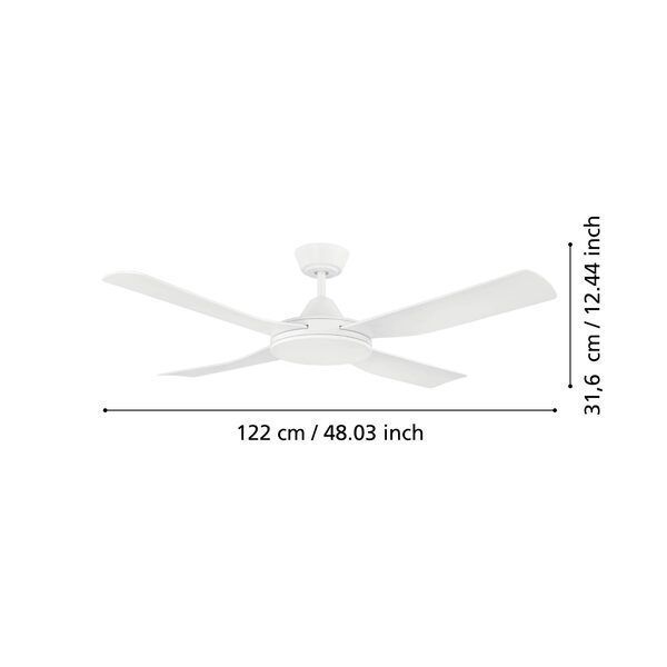 Ventilador Techo Bondi 1 Incluye Control Silencioso Cod.35088-2