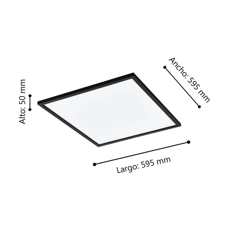 APLIQUE SALOBRENA-Z ALUMINIO NEGRO LED INCLUIDA 33W Cod. 900052-1