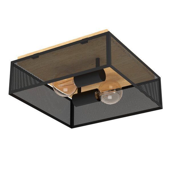 Lámpara de Techo Cidraz Acero E27 2X40W IP20 Cod.390163-0
