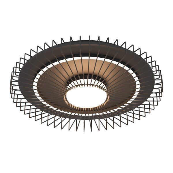 Lampara de Techo Badaleos Acero Negro Led 12W IP20 Cod39799-0