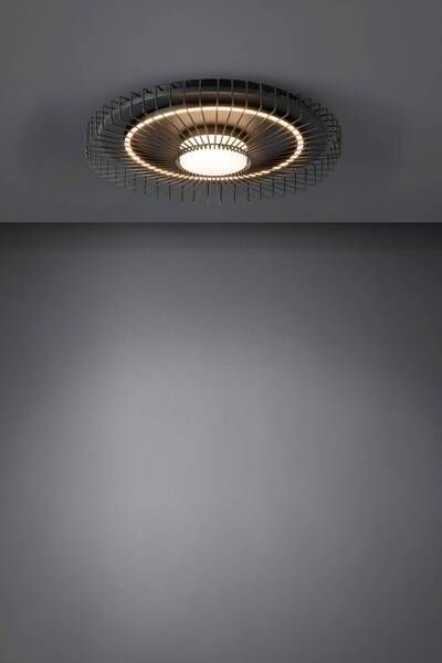 Lampara de Techo Badaleos Acero Negro Led 12W IP20 Cod39799-2