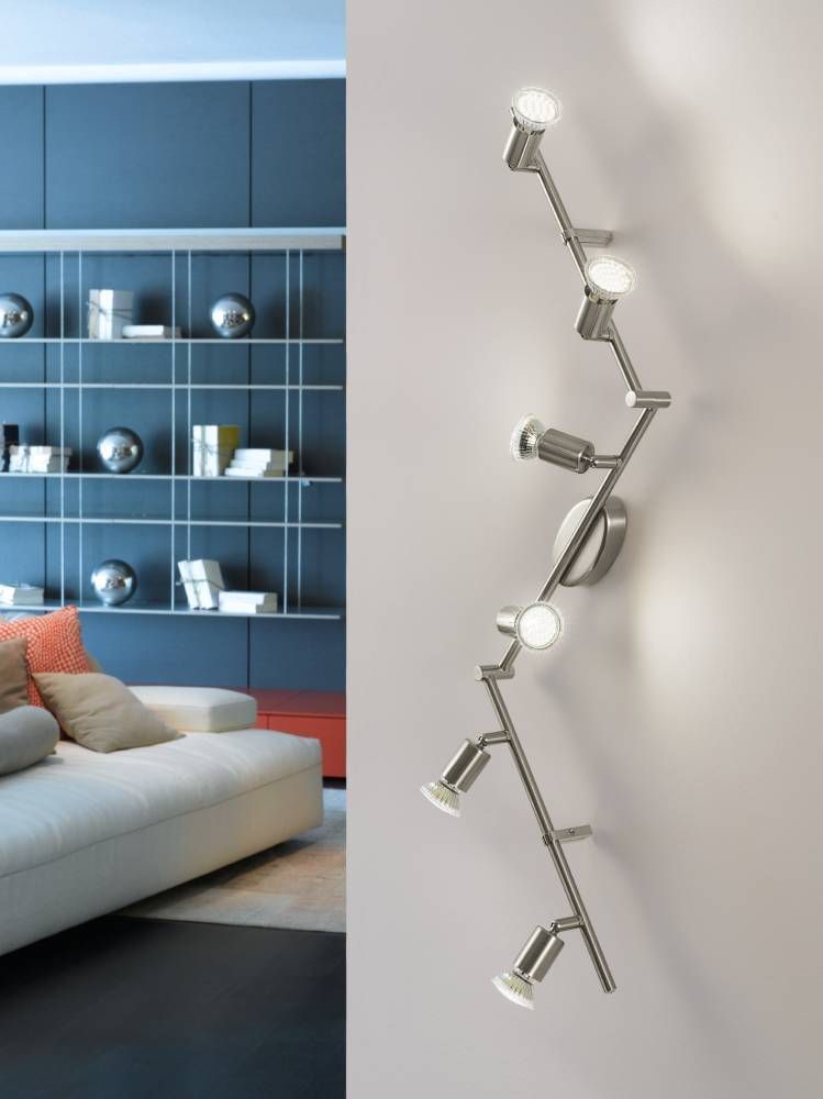 Foco Sobrepuesto Buzz-led Acero L1050 6x3W GU10 LED incluida COd.92599-1